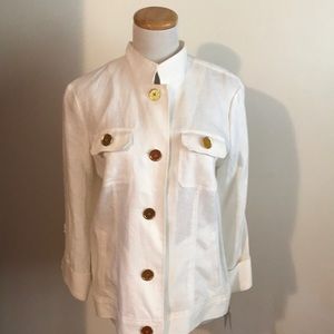 Brand new Linen jacket/ Top Size 8